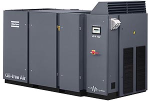 Atlas Copco ZE ZA 3-6 and ZE4 VSD Oil-Free Air Compressor